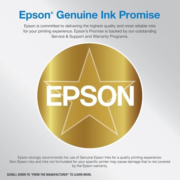 Epson EcoTank ET-2850 Wireless Color All-in-One Cartridge-Free Supertank Printer with Scan, Copy and Auto 2-Sided Printing - White, Medium - Image 6