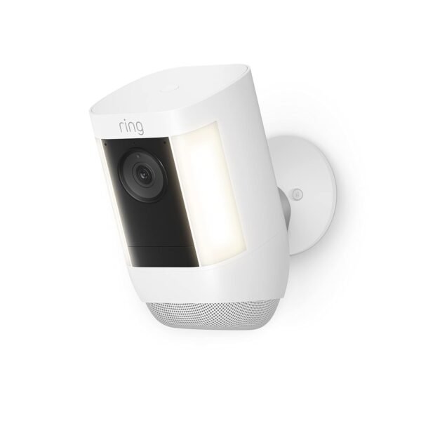 Certified Refurbished Ring Spotlight Cam Pro, Battery | 3D Motion Detection, Two-Way Talk with Audio+, and Dual-Band Wifi (2022 release) - White - Image 3