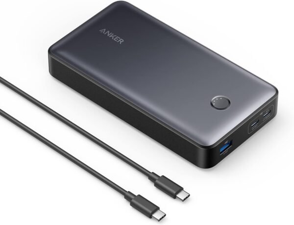 Anker Power Bank, 24,000mAh Portable Charger 65W Battery Pack (PowerCore 24K for Laptop), for MacBook Pro, iPad Pro, iPhone 15/15 Plus/15 Pro/15 Pro Max, iPhone 14 Pro, Apple Watch Series 5 - Image 2