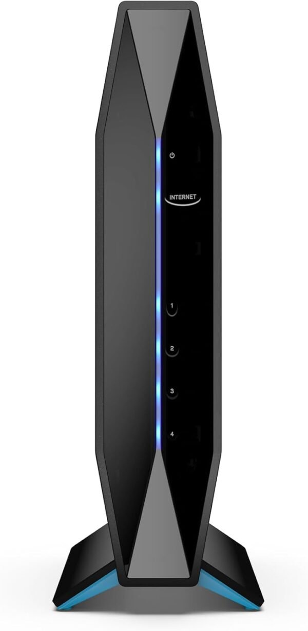Linksys AX1800 Wi-Fi 6 Router Home Networking, Dual Band Wireless AX Gigabit WiFi Router, Speeds up to 1.8 Gbps and coverage 1,500 sq ft, Parental Controls, maximum 20 devices (E7350) - Image 2
