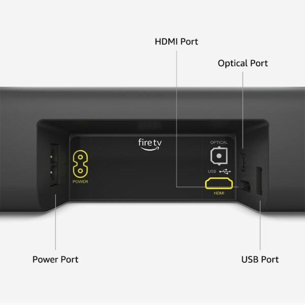 Amazon Fire TV Soundbar, 2.0 speaker with DTS Virtual:X and Dolby Audio, Bluetooth connectivity, easy setup, compact design - Image 7
