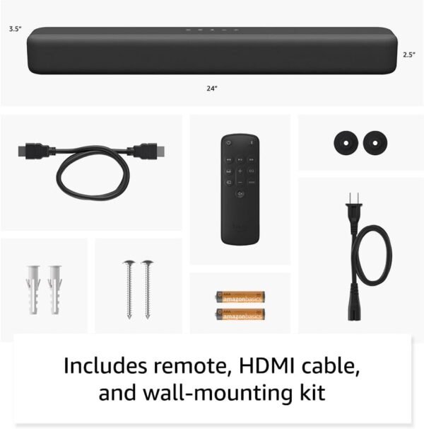 Amazon Fire TV Soundbar, 2.0 speaker with DTS Virtual:X and Dolby Audio, Bluetooth connectivity, easy setup, compact design - Image 8
