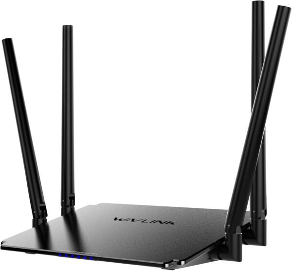 WAVLINK AC1200 Wireless WiFi Router, 5GHz+2.4GHz Dual Band WiFi 5 Router with 4x5dBi Antennas, 10/100Mbps WAN/LAN, Supports Router/AP/Repeater Mode, Beamforming Tech - Image 2