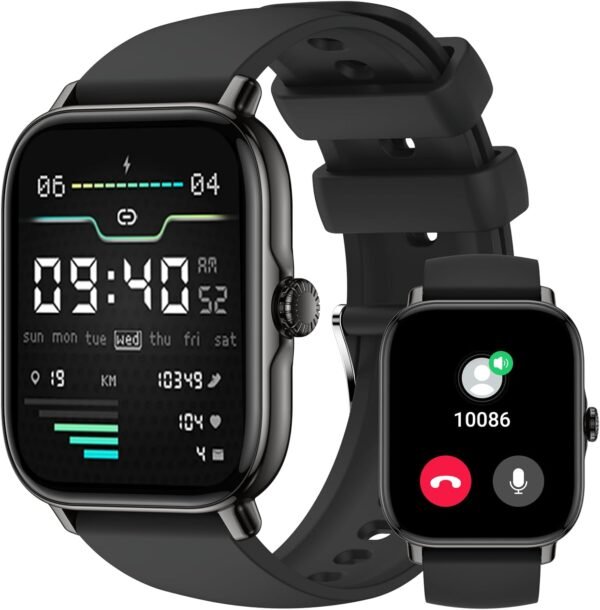 Smart Watch,1.91" Smartwatch for Men Women (Answer/Make Call),Fitness Tracker with 116 Sport Modes,IP68 Waterproof,Heart Rate/Sleep/Monitor,Long Battery Life,for iPhone & Android & Samsung - Image 9