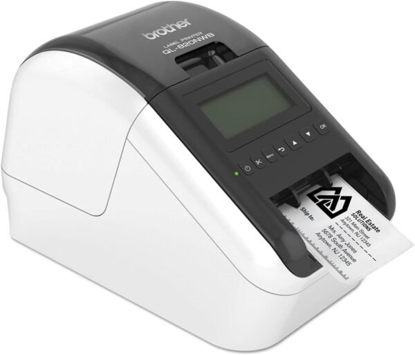 Brother QL820NWB Direct Thermal Printer - Monochrome - Handheld - Label Print - Image 4