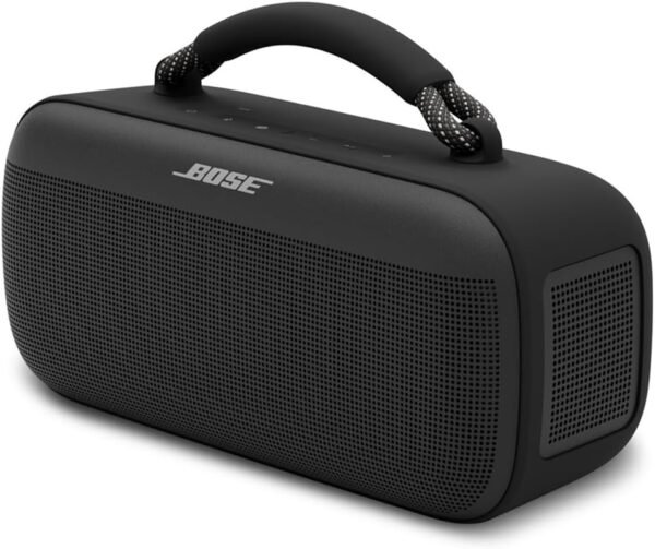 Bose New SoundLink Max Portable Speaker, Large Waterproof Bluetooth Speaker, Up to 20 Hours of Battery Life, USB-C, Built-in 3.5mm AUX Input, with H&A 3' Aux Cable (Black) - Image 8
