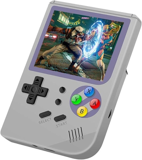 RG300 Portable Game Console with Open Source System Preload 10000 Games, Handheld Video Games Player with 16G + 32G TF Card 3 Inch IPS Screen, Arcade Retro Games Gifts (Gray) - Image 2