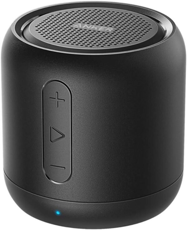 Anker Soundcore Mini, Super-Portable Bluetooth Speaker with FM Radio, 15-Hour Playtime, 66 ft Bluetooth Range, Enhanced Bass, Noise-Cancelling Microphone - Black - Image 2