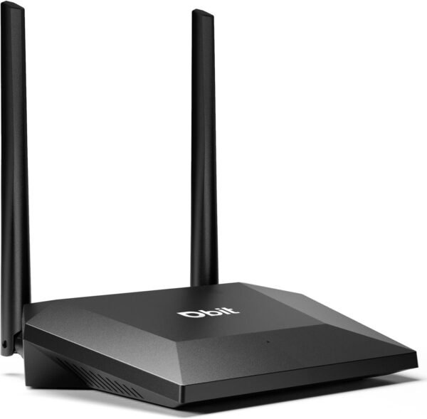 Dbit N300 Easy Setup Wireless Wi-Fi Router Smart Home Internet Router - 2 x High Power Antennas, Supports Access Point, WISP, Up to 300Mbps (T1 Pro) - Image 2