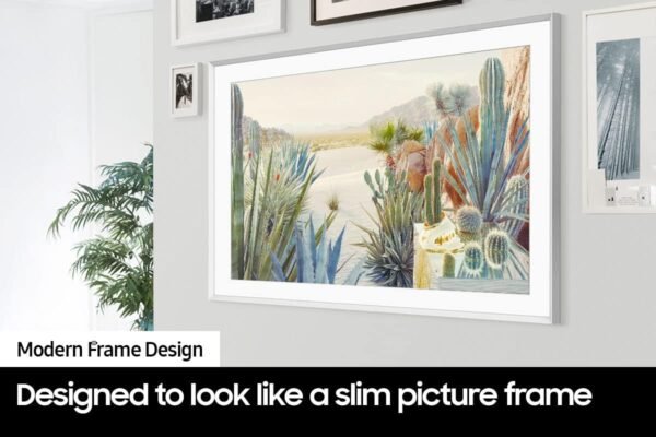SAMSUNG 55-Inch Class QLED 4K The Frame LS03B Series, Quantum HDR, Art Mode, Anti-Reflection Matte Display, Slim Fit Wall Mount Included, Smart TV w/ Alexa Built-In (QN55LS03BAFXZA) - Image 4