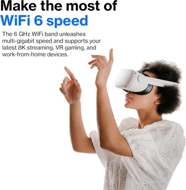 Linksys WiFi Mesh 6E Tri-Band Router | Fast and Reliable speeds | Connect 50+ Devices | Coverage of 2,500 Sq Ft | 2021 Release - Image 3