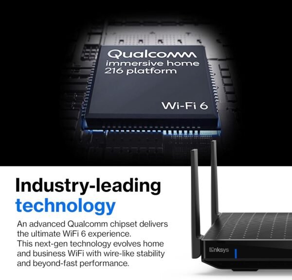 Linksys WiFi Mesh 6E Tri-Band Router | Fast and Reliable speeds | Connect 50+ Devices | Coverage of 2,500 Sq Ft | 2021 Release - Image 5
