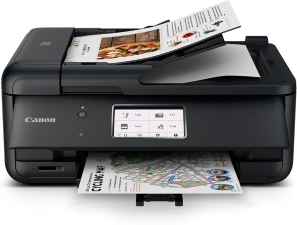 Canon PIXMA TR8620a - All-in-One Printer Home Office|Copier|Scanner|Fax|Auto Document Feeder | Photo, Document | Airprint (R), Android, Black, Works with Alexa - Image 2