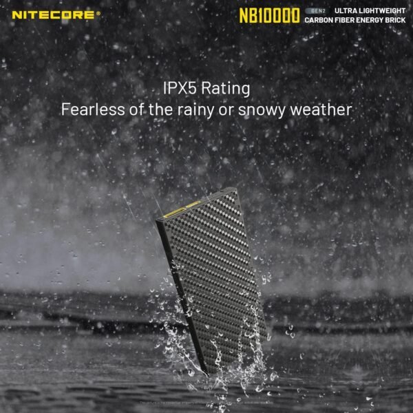 Nitecore NB10000 Gen II (Gen 2) Ultra-slim Power Bank, 10000mAh QC Quick-Charge USB and USB-C Dual Outputs with Cables for Phones Flashlights and Headlamps (black), Dual Cable Bundle - Image 8