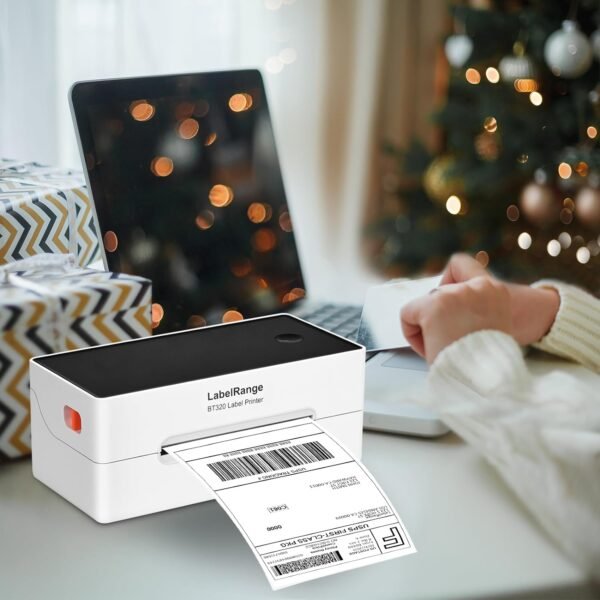 Ecommerce Label Printer, Bluetooth Thermal Shipping Label Printer, 4x6 Thermal Printer Compatible with Android, iOS, Windows, Amazon, Ebay, Shopify, Etsy, USPS, Pirate Ship, Shippo - Image 8