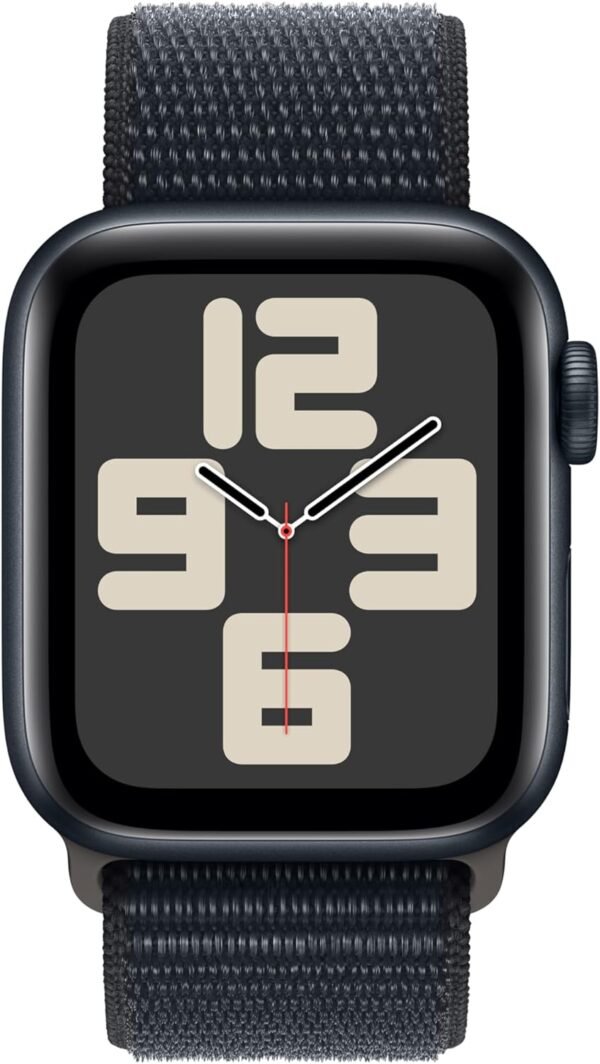 Apple Watch SE (2nd Gen) [GPS + Cellular 40mm] Smartwatch with Midnight Aluminum Case with Midnight Sport Loop. Fitness & Sleep Tracker, Crash Detection, Heart Rate Monitor, Carbon Neutral - Image 3