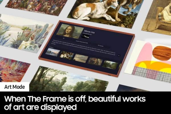 SAMSUNG 55-Inch Class QLED 4K The Frame LS03B Series, Quantum HDR, Art Mode, Anti-Reflection Matte Display, Slim Fit Wall Mount Included, Smart TV w/ Alexa Built-In (QN55LS03BAFXZA) - Image 3