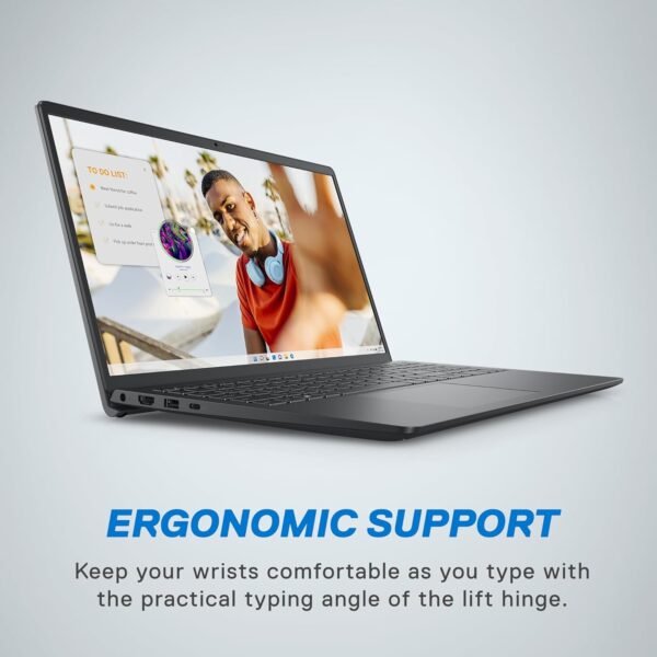 Dell Inspiron 3535 Laptop - 15.6-inch FHD (1920 x 1080) Display, AMD Ryzen 5 7520U Processor, 8GB DDR4 RAM, 512GB SSD, AMD Radeon Graphics, Windows 11 Home, 6-Months Migrate - Carbon Black - Image 5