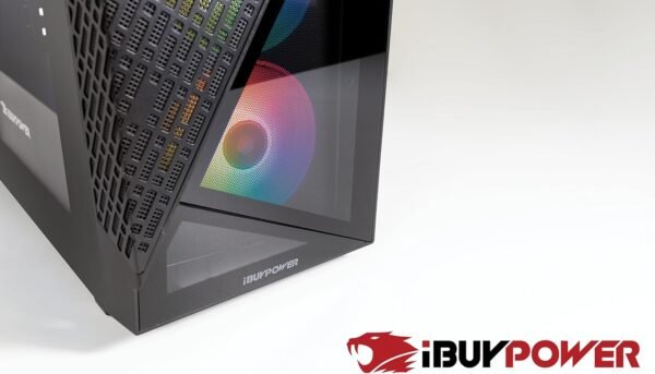 iBuyPower SlateMesh Gaming PC Computer Desktop SlateMeshA5N4601 (AMD Ryzen 5 7600, RTX 4060 8GB, 16GB DDR5 5200 Mhz, 500GB NVMe SSD, Windows 11 Home),Black - Image 10