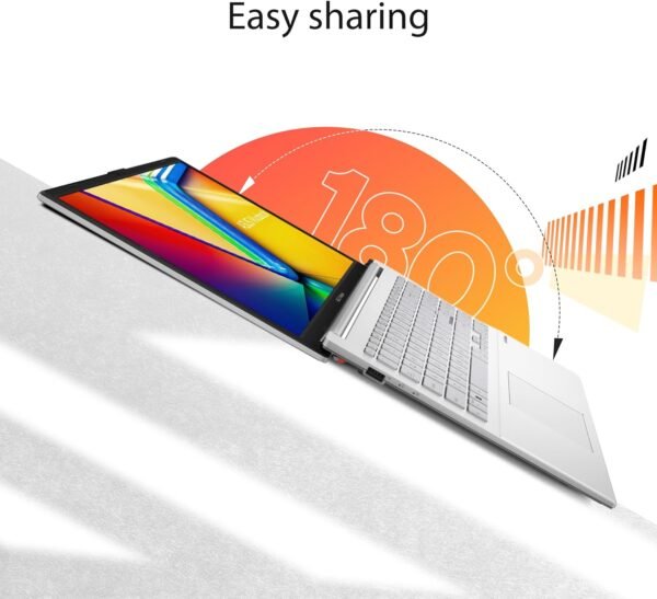 ASUS Vivobook Go 15.6” Laptop, AMD Ryzen 5 7520U, 8GB, 512GB, Windows 11 Home, Cool Silver, E1504FA-AS54 - Image 3