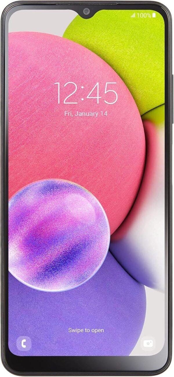 TracFone | Samsung Galaxy A03s | Locked | 32GB | 5000mAh Battery | 48MP Main Camera | 6.5-in. HD+Infinity-V Display | Black - Image 2