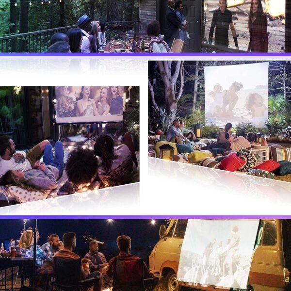 8500L Portable Projector for Home Theater Entertainment, Full HD 1080P Supported Mini Projector HDMI AV USB TV Stick Supported - Image 9