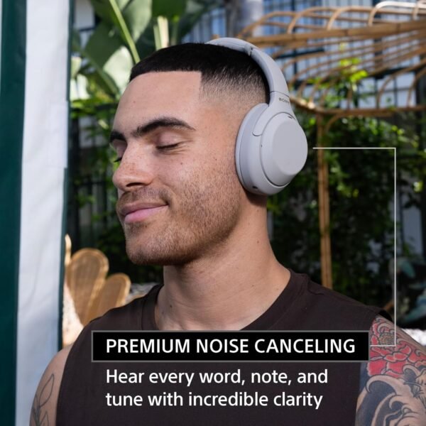 Sony WH-1000XM4 Wireless Premium Noise Canceling Overhead Headphones with Mic for Phone-Call and Alexa Voice Control, Black WH1000XM4 - Image 4