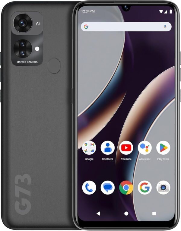 BLU G73 | 2023 | 3-Day Battery | Unlocked | 6.8” HD+ Infinity Display | 128/6GB | Triple 50MP Camera | US Version | US Warranty | Grey - Image 2