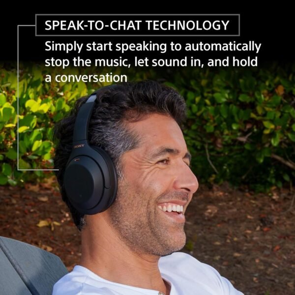 Sony WH-1000XM4 Wireless Premium Noise Canceling Overhead Headphones with Mic for Phone-Call and Alexa Voice Control, Black WH1000XM4 - Image 6