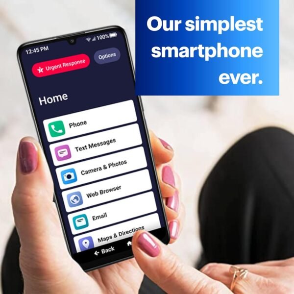 LIVELY Jitterbug Smart4 Smartphone for Seniors - Cell Phone for Seniors - Not Compatible with Other Wireless Carriers - Must Be Activated Phone Plan - Image 7